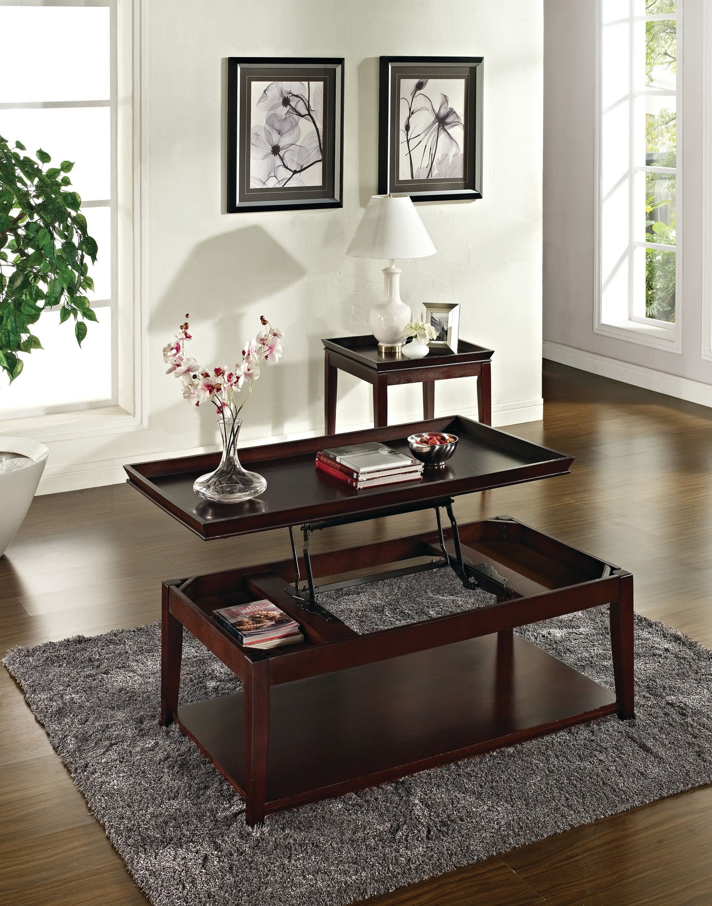 Clemson - End Table - Brown - Hornell Furniture Outlet