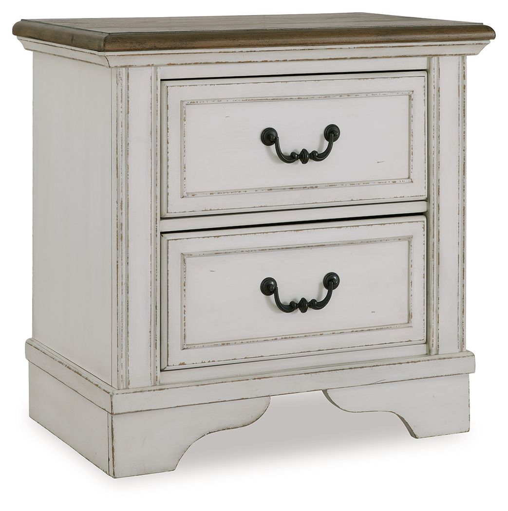 Blendon - Two - tone - Two Drawer Night Stand - Hornell Furniture Outlet