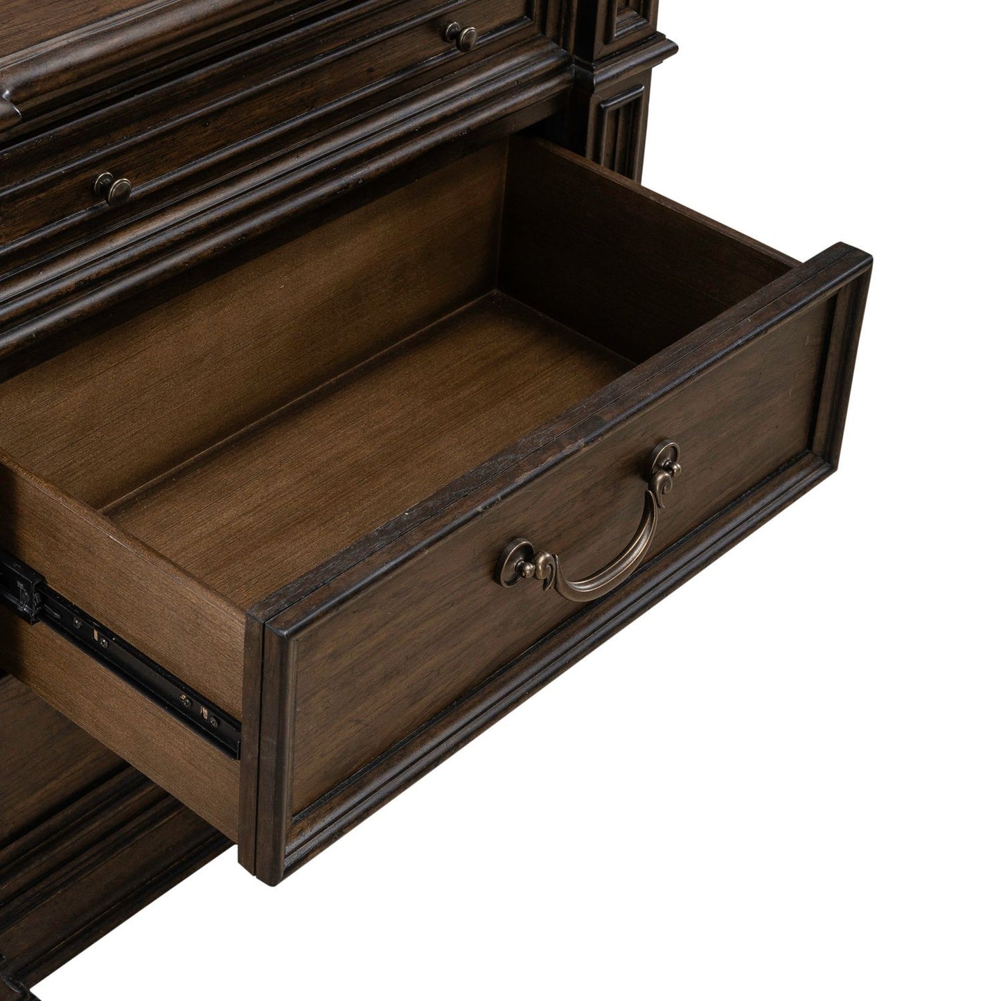 Provence Park - Nightstand With Charging Station - Brown - Hornell Furniture Outlet