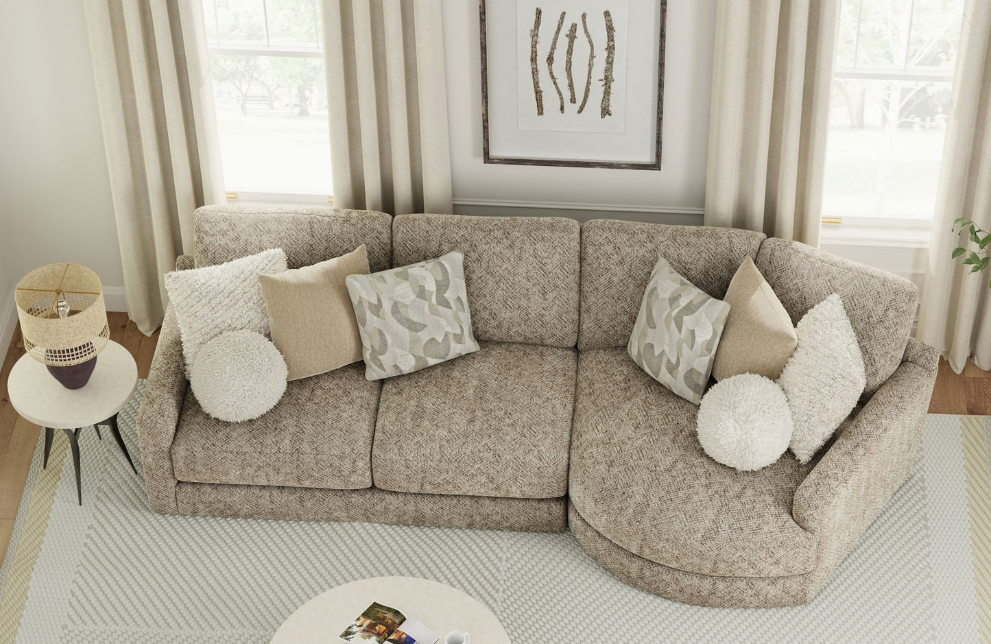 Turner - Sectional - Hornell Furniture Outlet