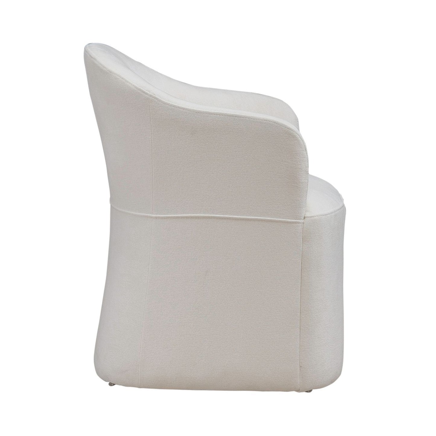 Accent Dining - Accent Chair With Casters - Hornell Furniture Outlet