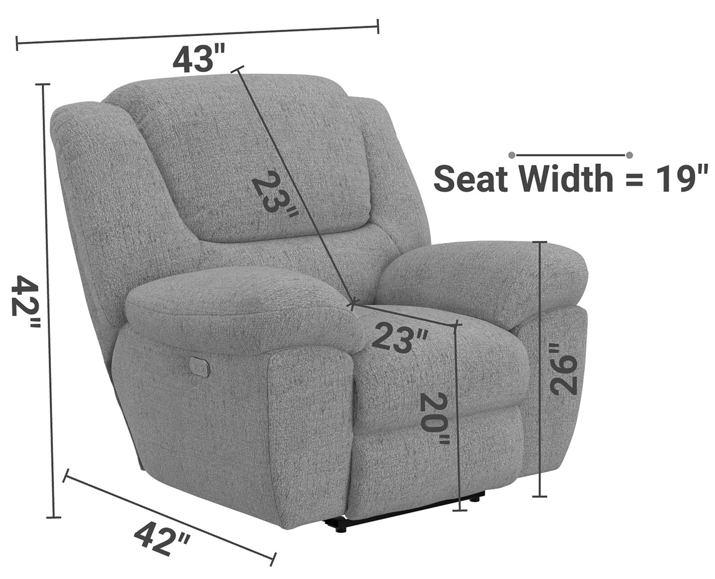 Trifecta - Recliner - Hornell Furniture Outlet