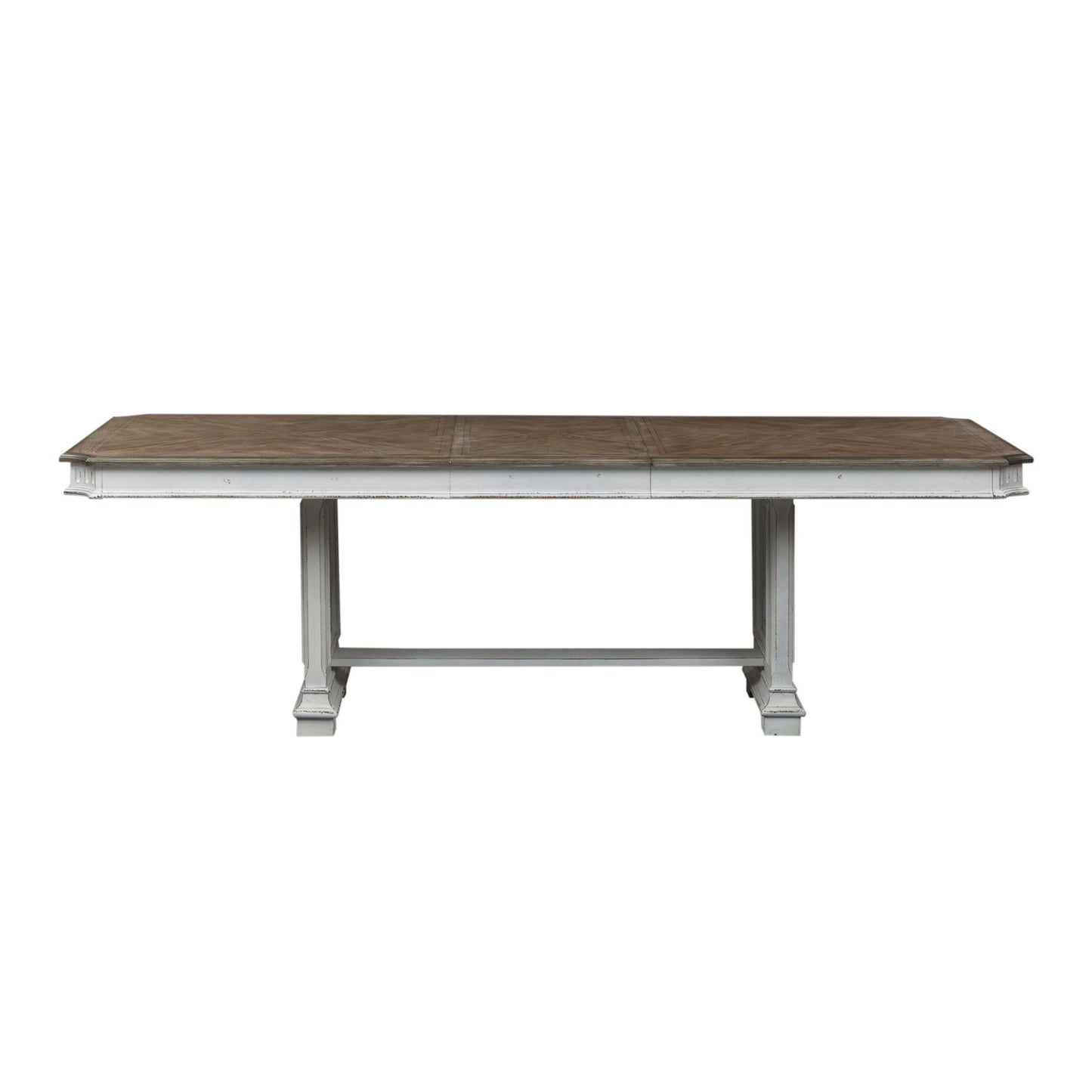 Abbey Park - Trestle Table - White - Hornell Furniture Outlet