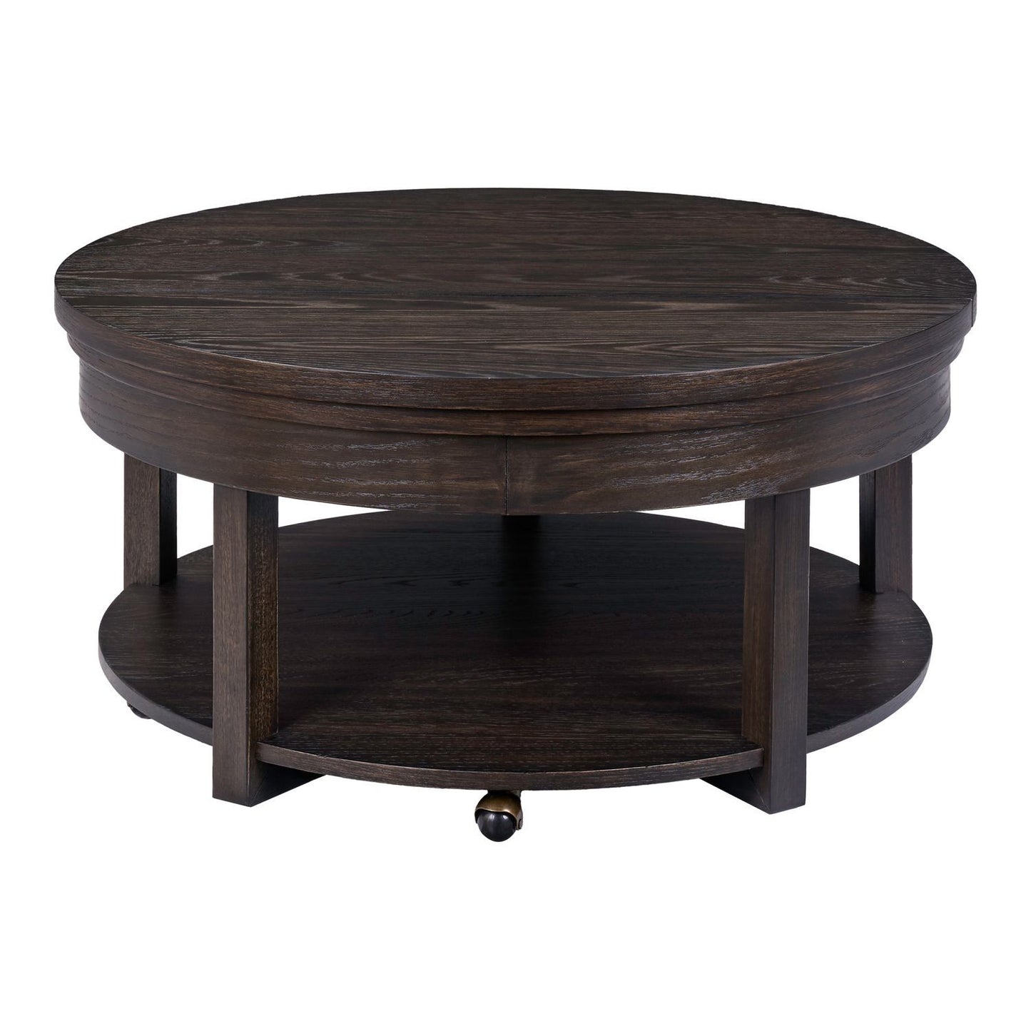 Weston - Round Lift Top Cocktail Table - Brown - Hornell Furniture Outlet