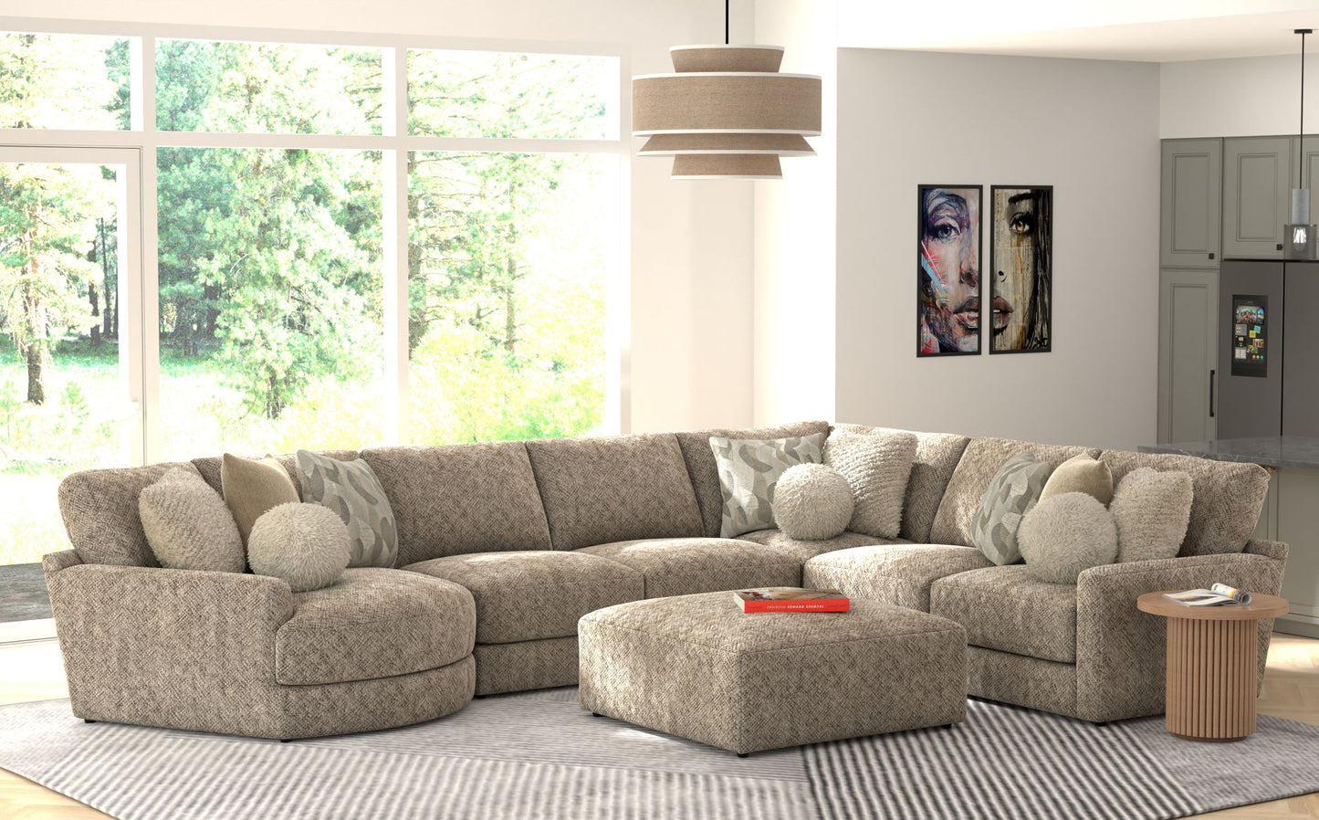 Turner - Sectional - Hornell Furniture Outlet