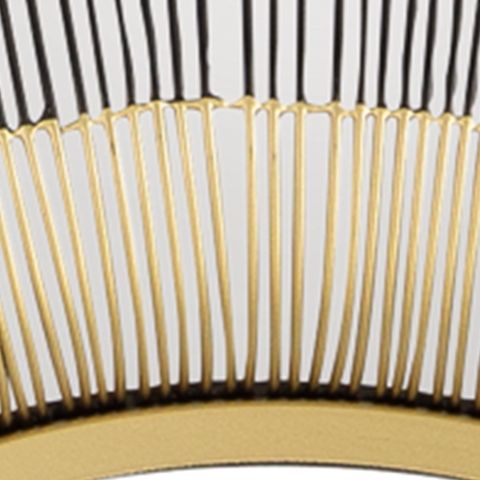 Dallmen - Black / Gold Finish - Accent Mirror - Hornell Furniture Outlet
