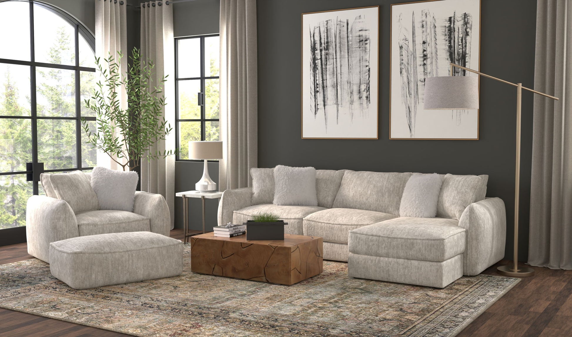 Bucktown - Sectional Sofa - Hornell Furniture Outlet