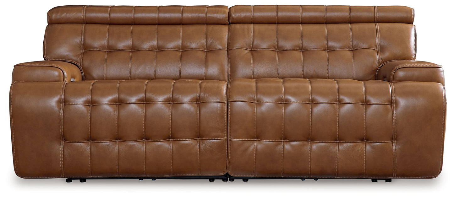 Temmpton - Power Reclining Sectional - Hornell Furniture Outlet