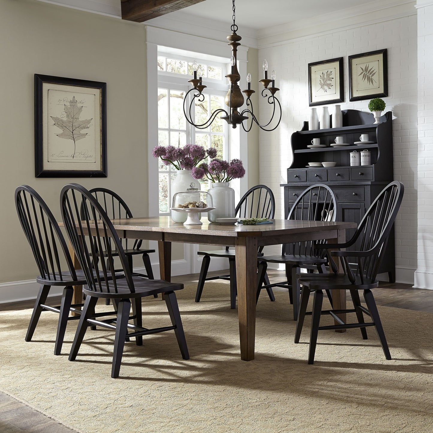 Hearthstone Ridge - Rectangular Table Set - Hornell Furniture Outlet