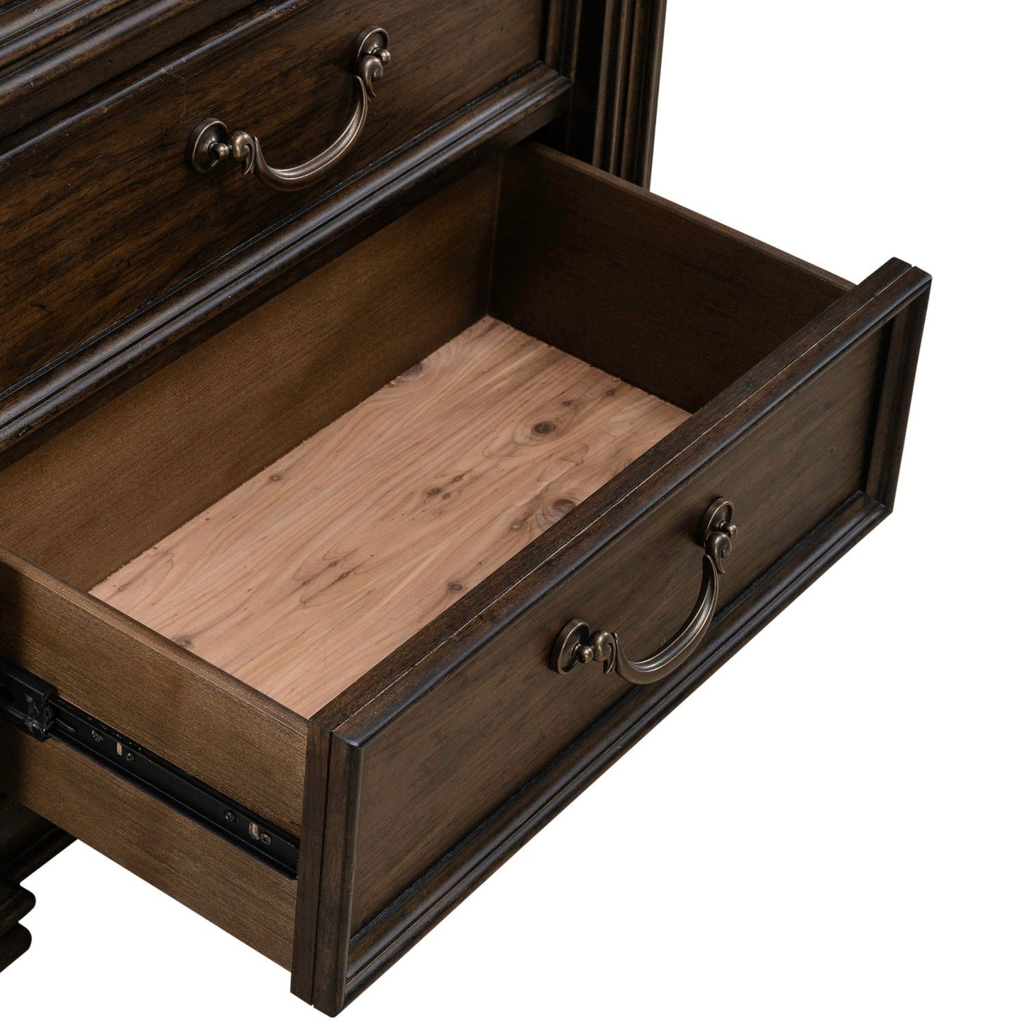 Provence Park - Nightstand With Charging Station - Brown - Hornell Furniture Outlet