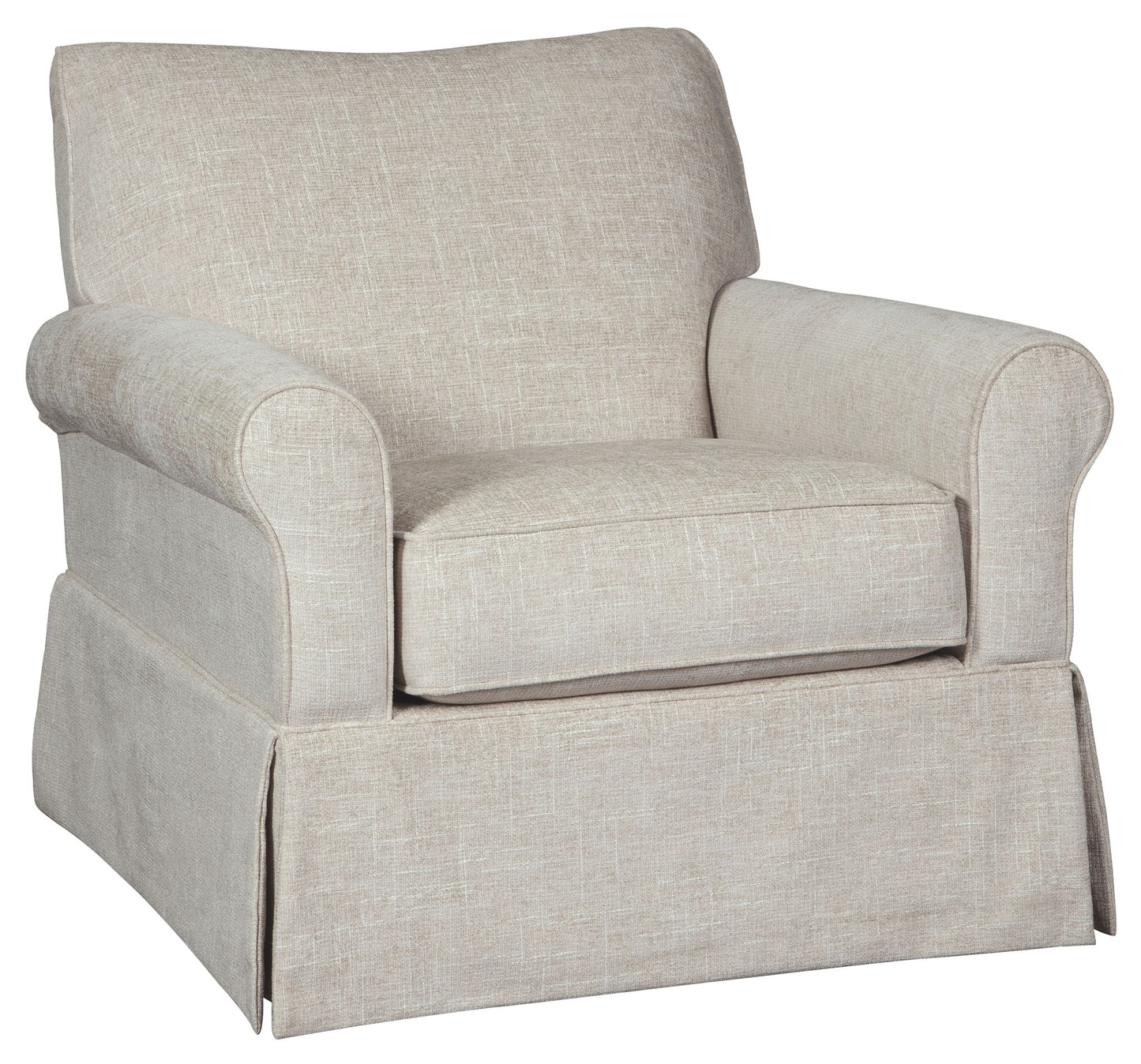 Searcy - Quartz - Swivel Glider Accent Chair - Hornell Furniture Outlet