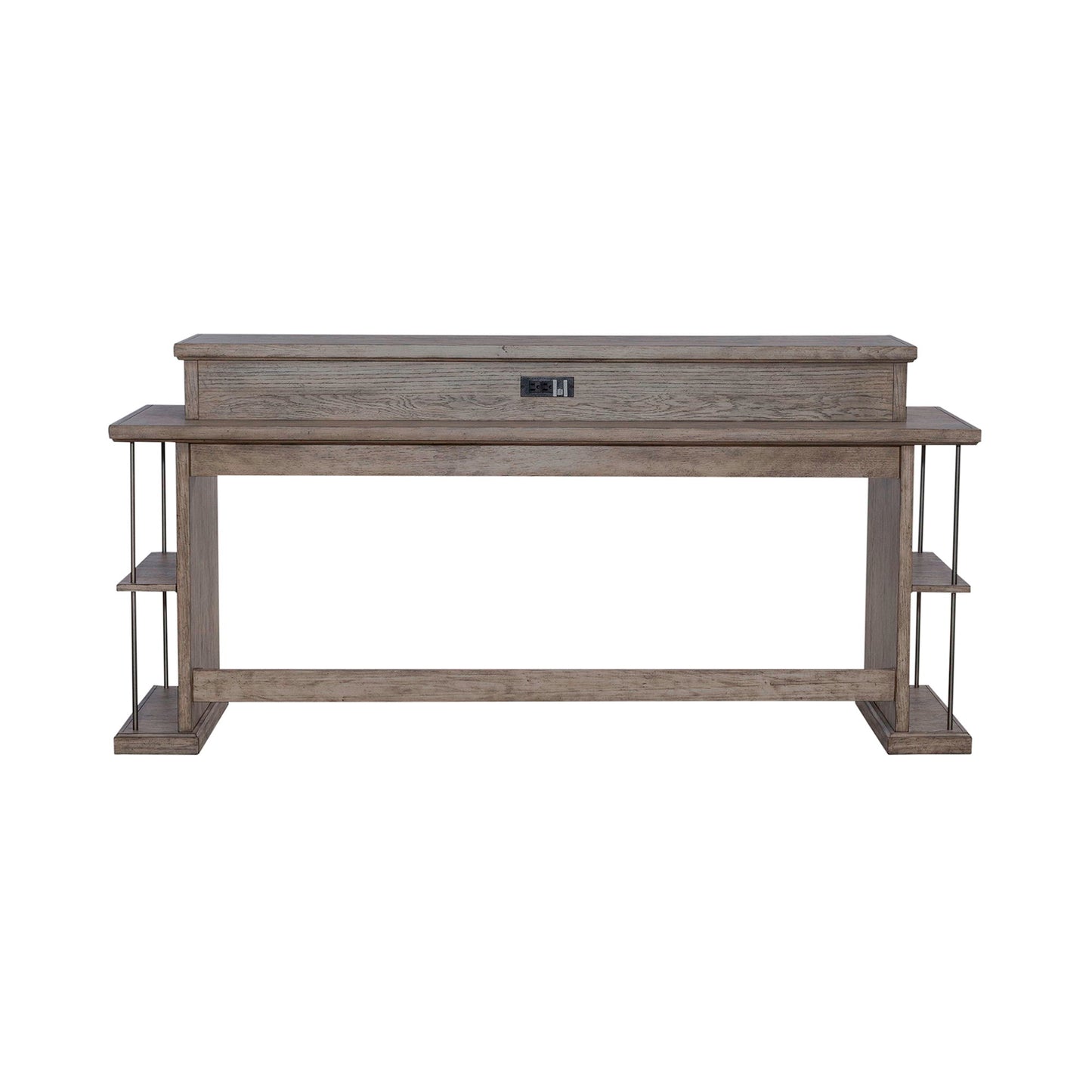 City Scape - Console Bar Table - Burnished Beige - Hornell Furniture Outlet