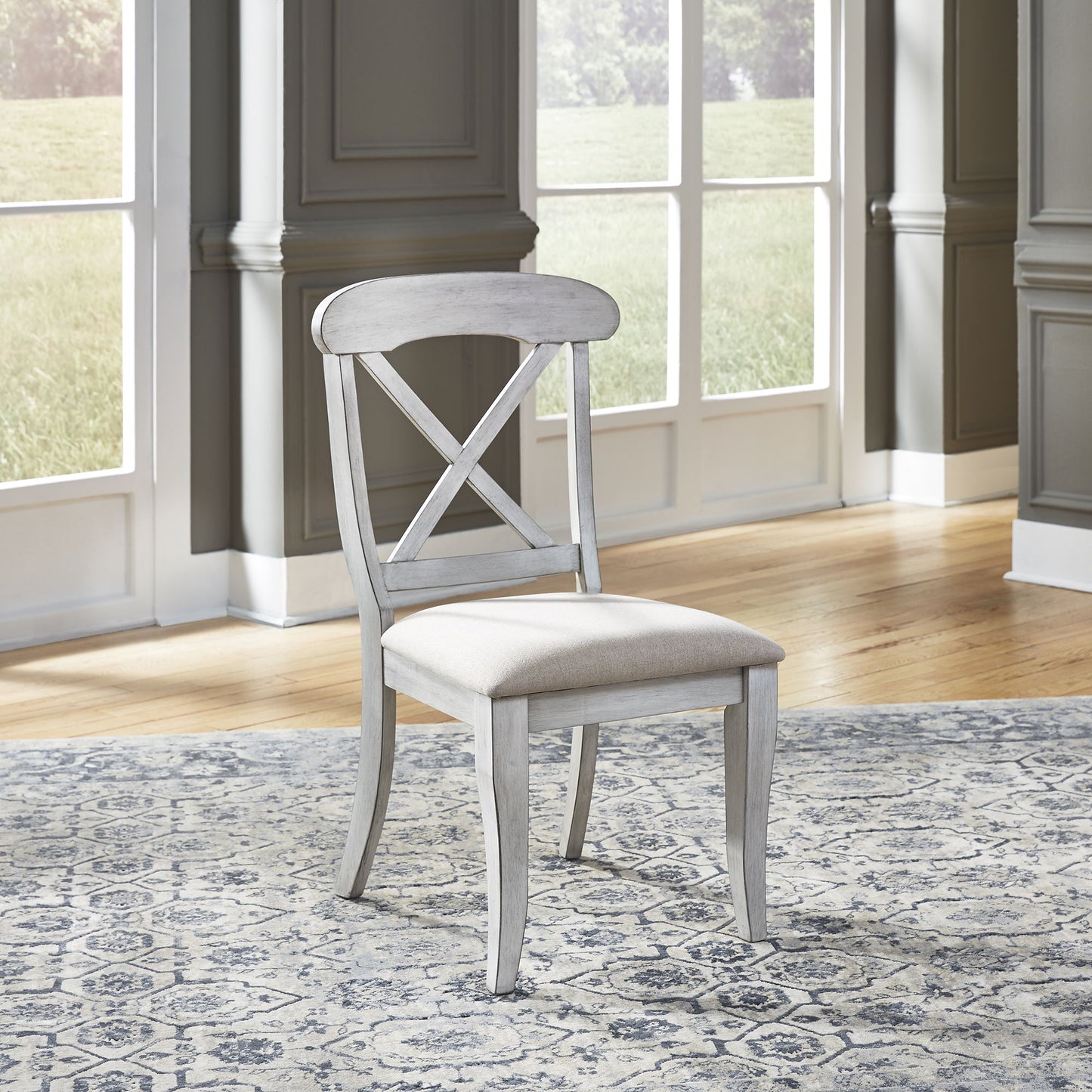 Ocean Isle - Uph X Back Side Chair (RTA) - Hornell Furniture Outlet