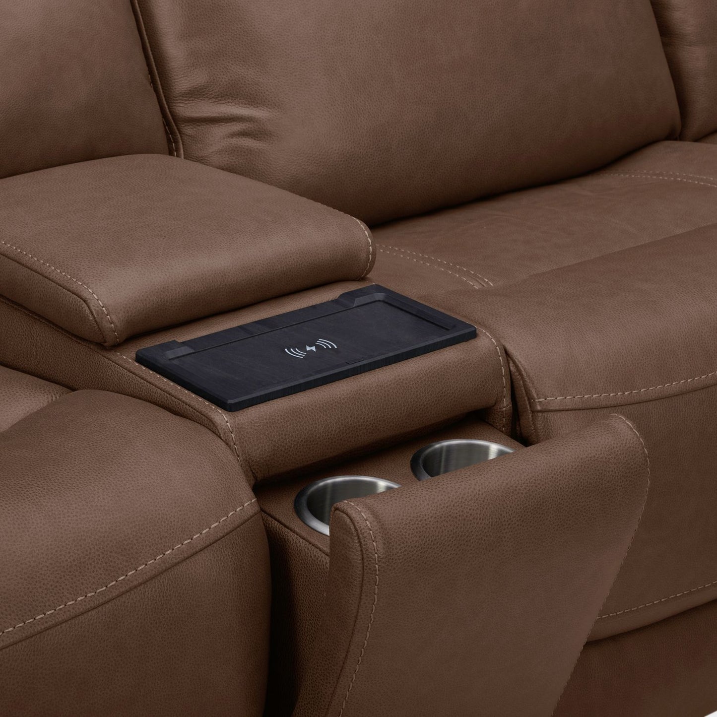 Collins - 6 Piece Sectional - Brown - Hornell Furniture Outlet