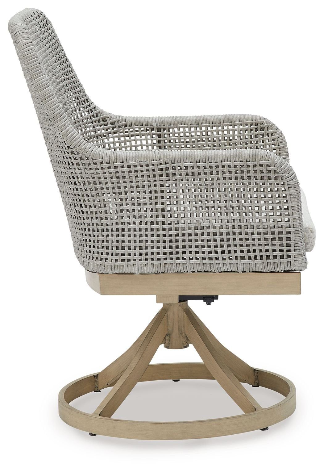 Seton Creek - Gray - Swivel Chair With Cushion (Set of 2) - Hornell Furniture Outlet