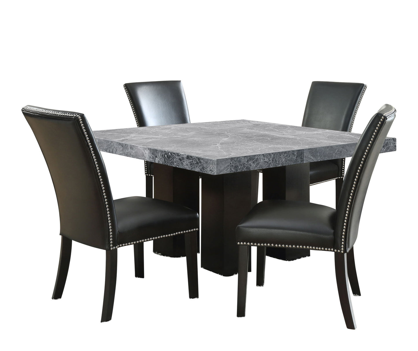 Camila - Square Dining Set - White Top - Hornell Furniture Outlet