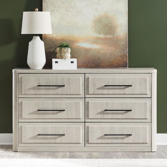 Modern Play - 6 Drawer Dresser - White - Hornell Furniture Outlet
