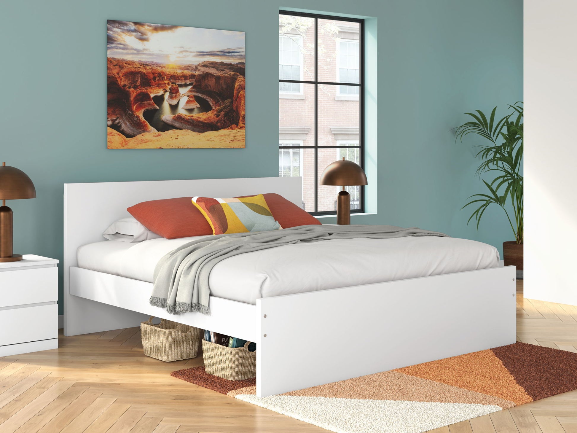 Onita - Panel Platform Bed - Hornell Furniture Outlet