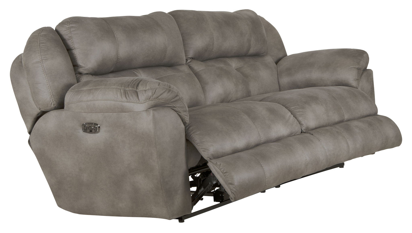 Ferrington - Power Lay Flat Reclining Sofa with Power Adjustable Headrest & Lumbar - Hornell Furniture Outlet