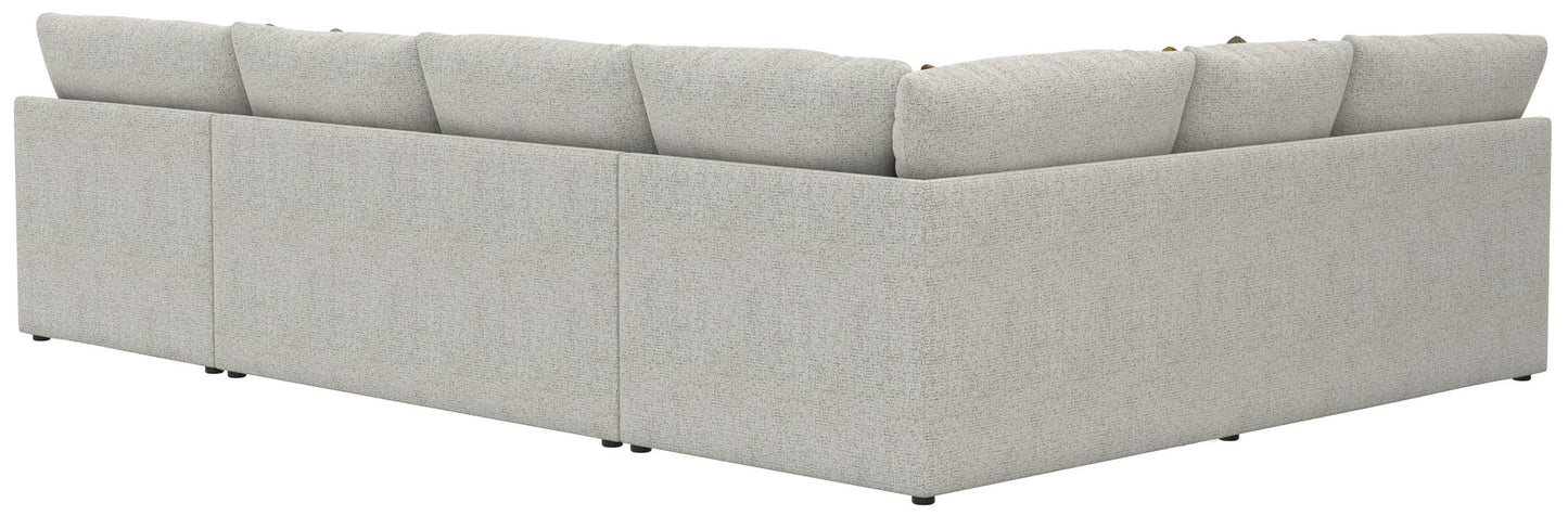 Tori - Sectional With Comfort Coil Seating And Accent Pillows Included - Hornell Furniture Outlet