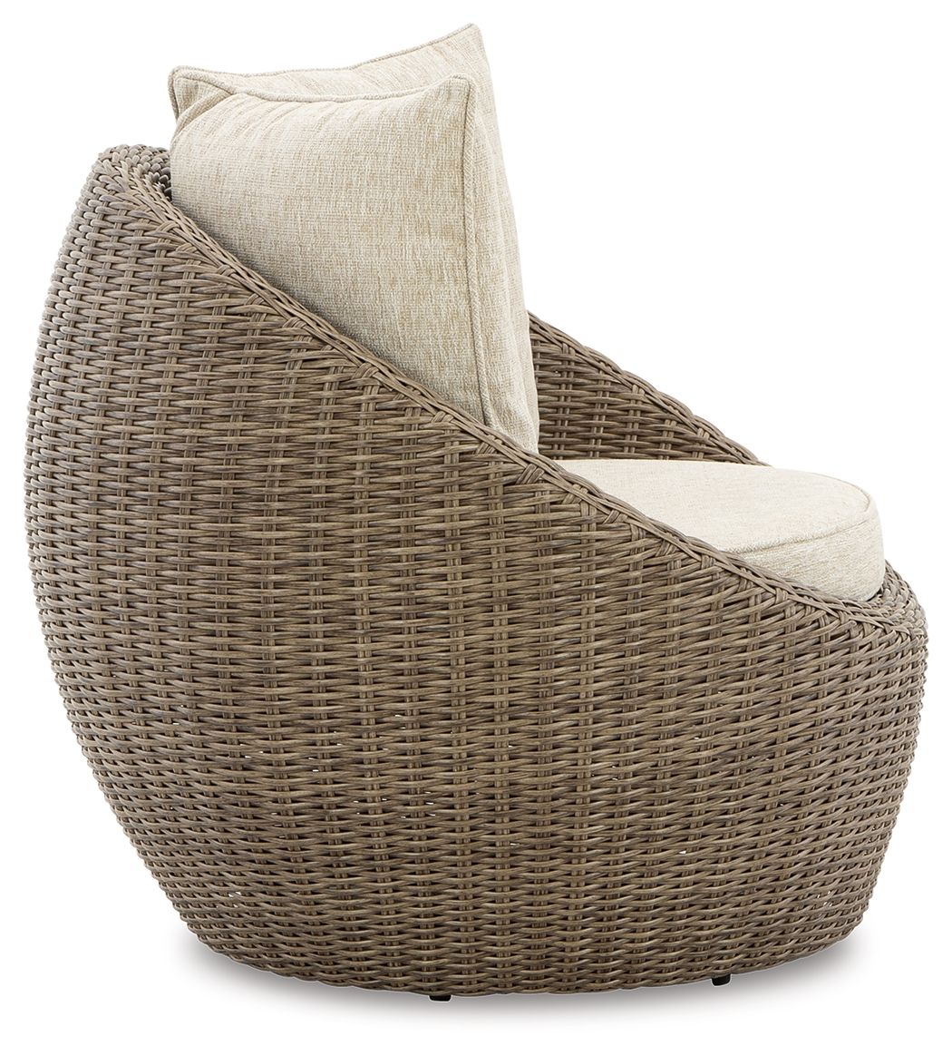 Danson - Swivel Lounge With Cushion - Hornell Furniture Outlet