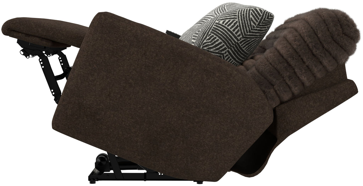 Zen - Power Recliner With CR3 Heat / Massage / Zero Gravity - Chocolate - Hornell Furniture Outlet