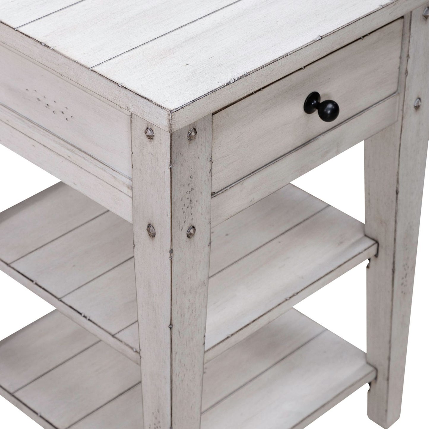 Lake House - Chair Side Table - Hornell Furniture Outlet