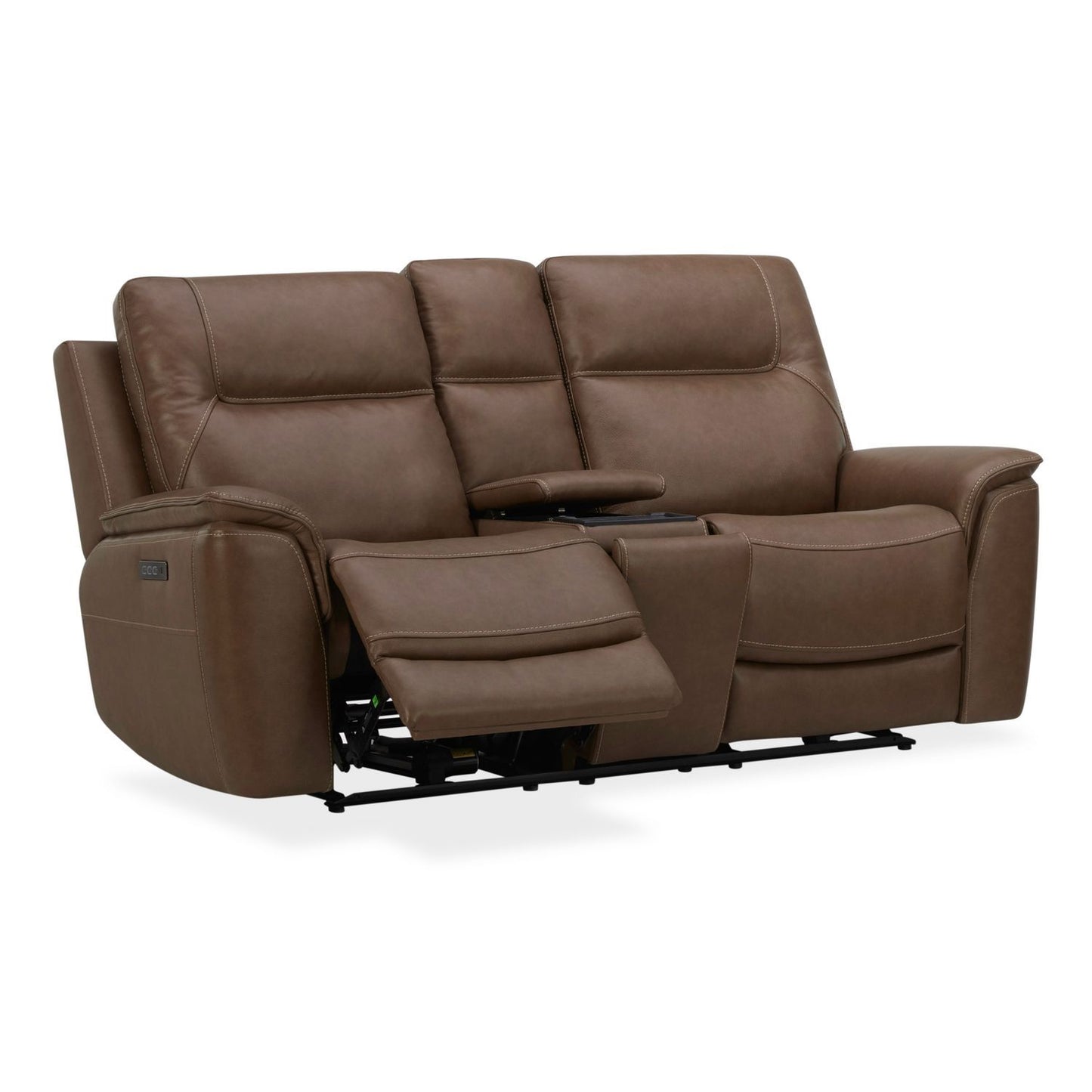 Collins - Loveseat With Console P3 & ZG - Brown - Hornell Furniture Outlet