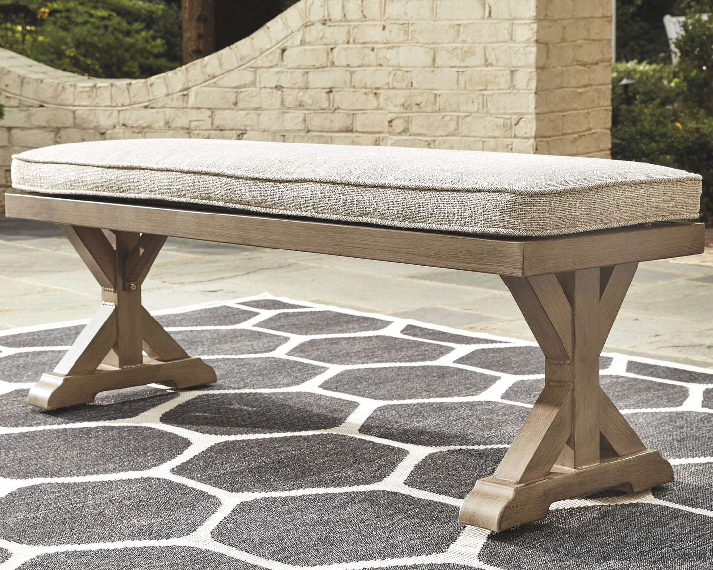Beachcroft - Bench With Cushion - Hornell Furniture Outlet