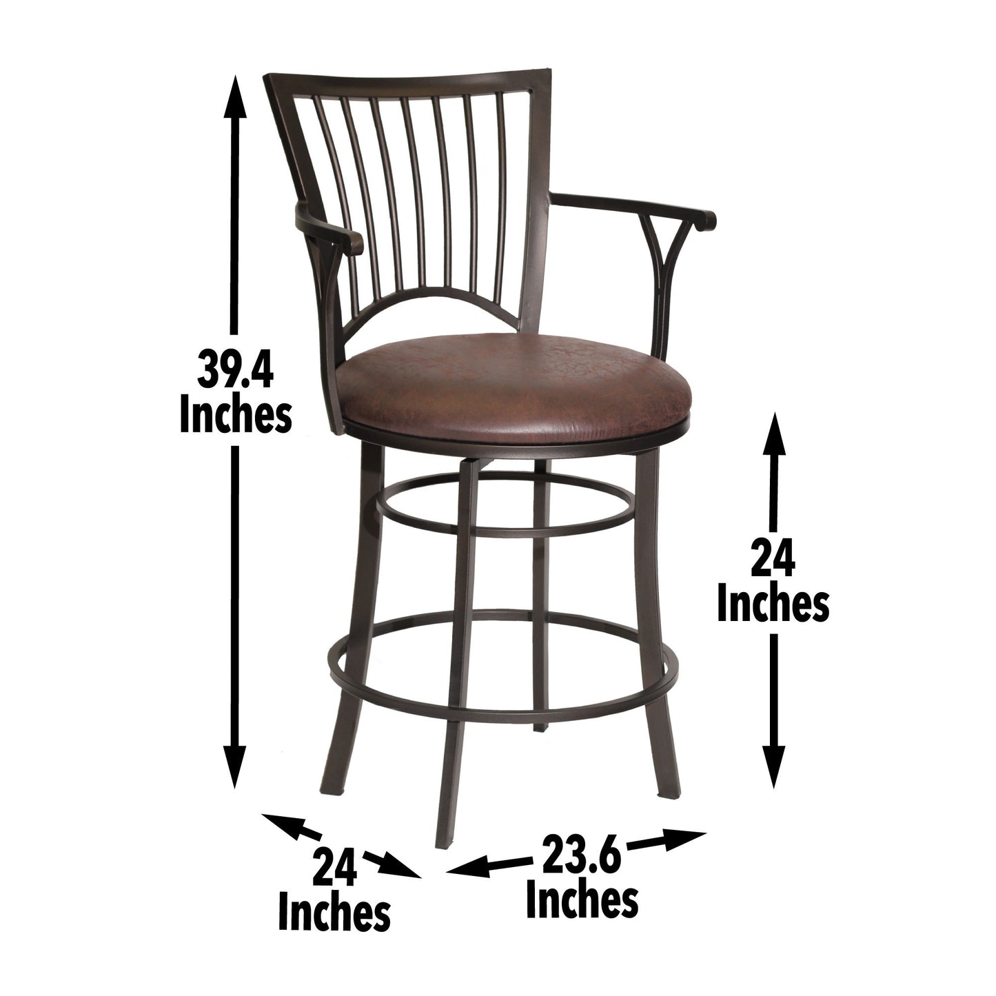 Bayview - Swivel Stool - Hornell Furniture Outlet