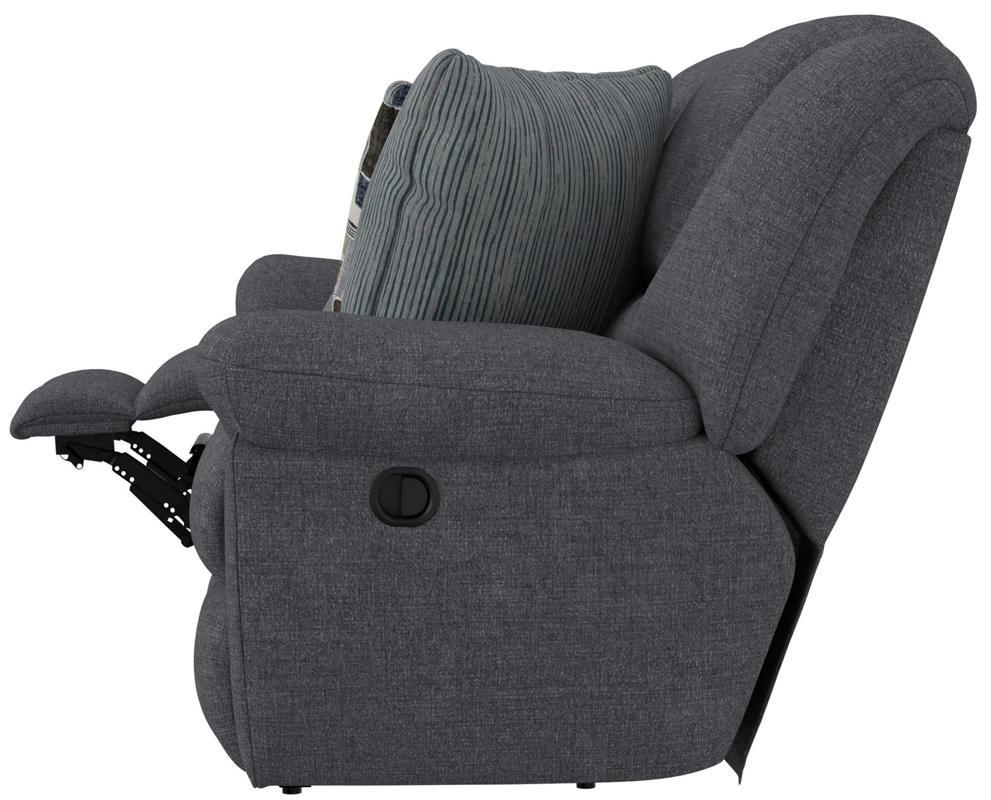Trifecta - Sofa With 3 Recliners and Drop Down Table - Hornell Furniture Outlet