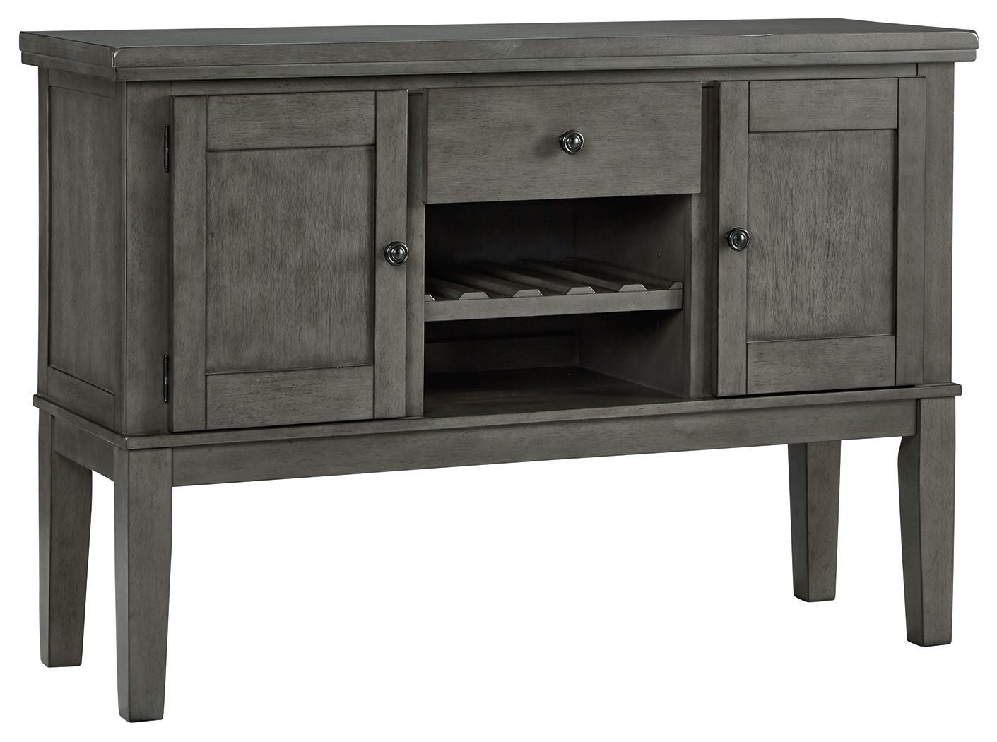 Hallanden - Gray - Dining Room Server - Hornell Furniture Outlet