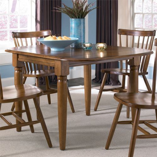 Creations - Drop Leaf Table - Dark Brown - Hornell Furniture Outlet