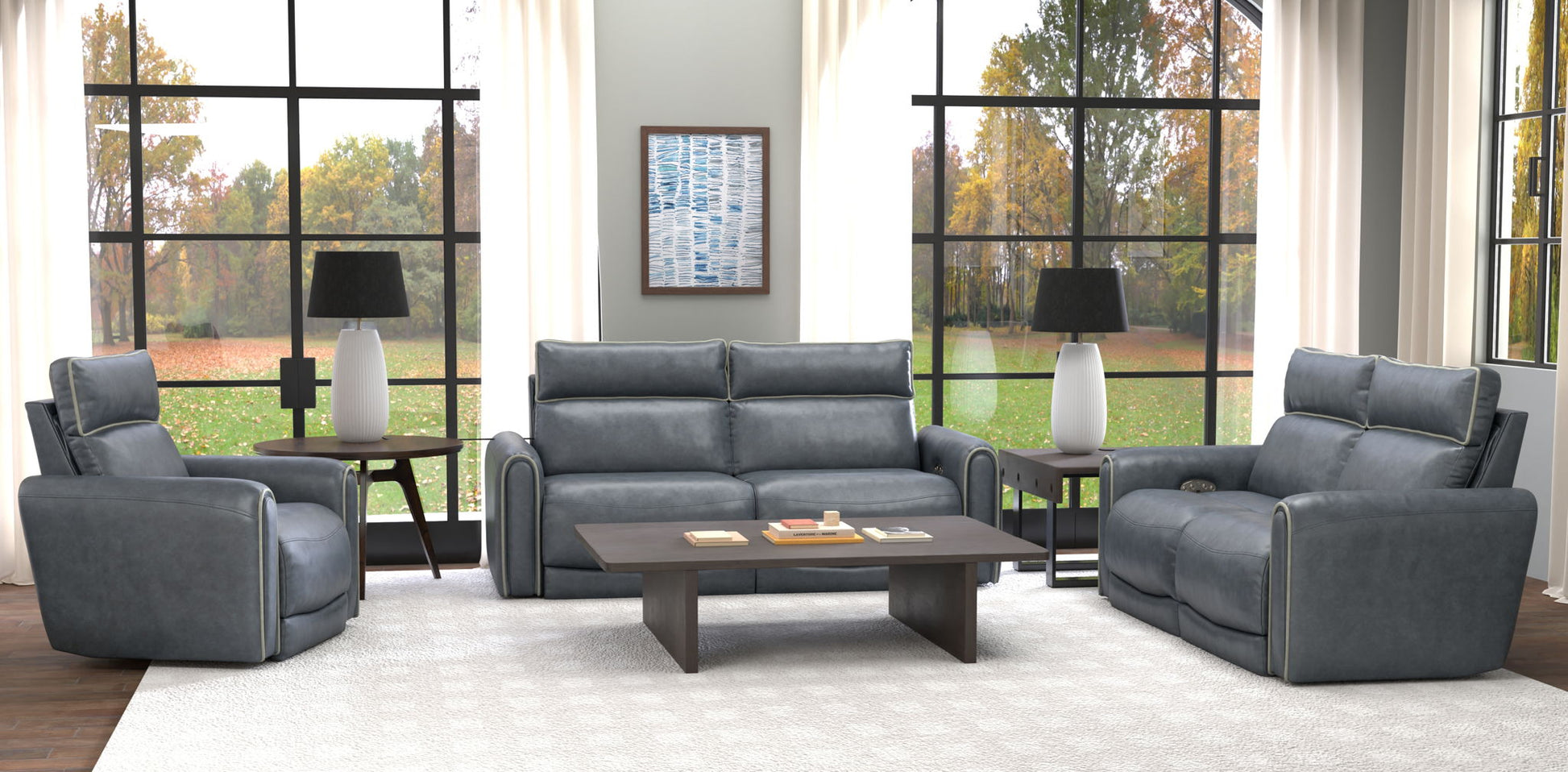 Nico - Power Headrest Wall Hugger Recliner - Hornell Furniture Outlet