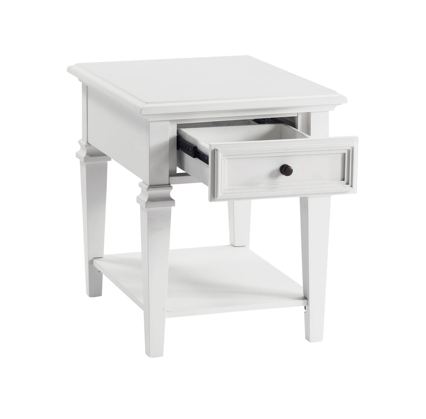 Charlestown - End Table - White - Hornell Furniture Outlet