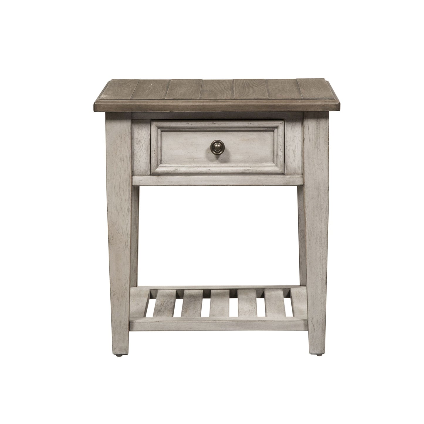 Heartland - Drawer End Table - White - Hornell Furniture Outlet