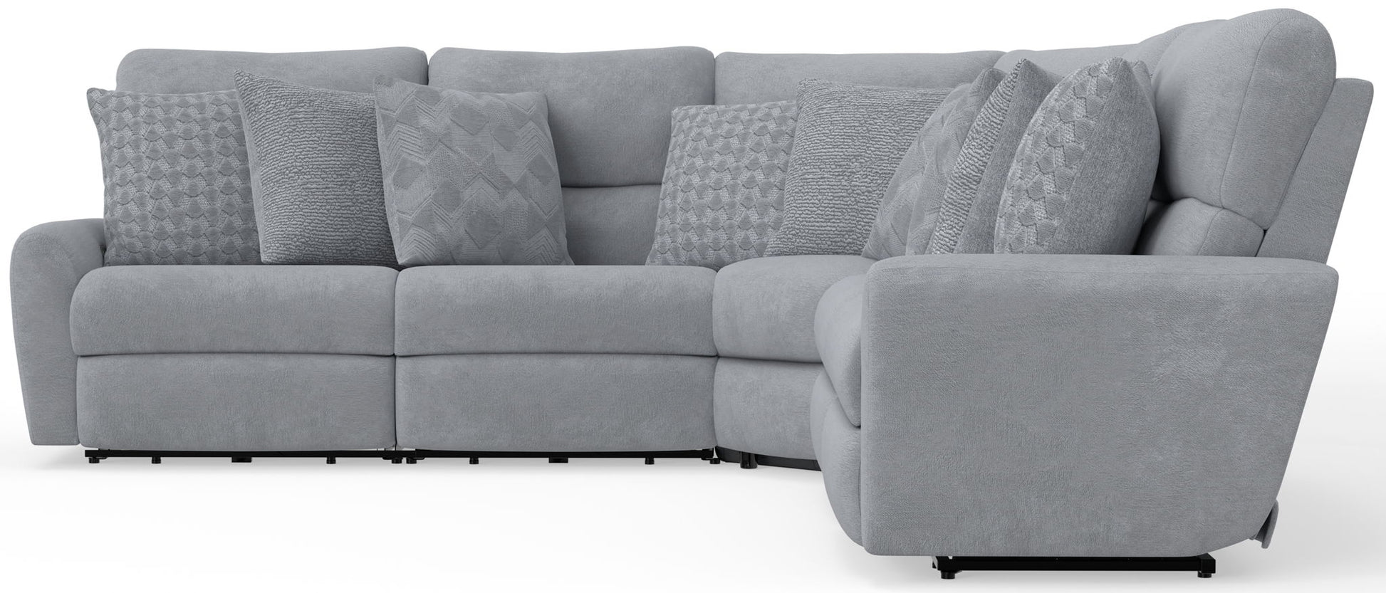 Majesty - Deep Seating Power Reclining Sectional - Hornell Furniture Outlet