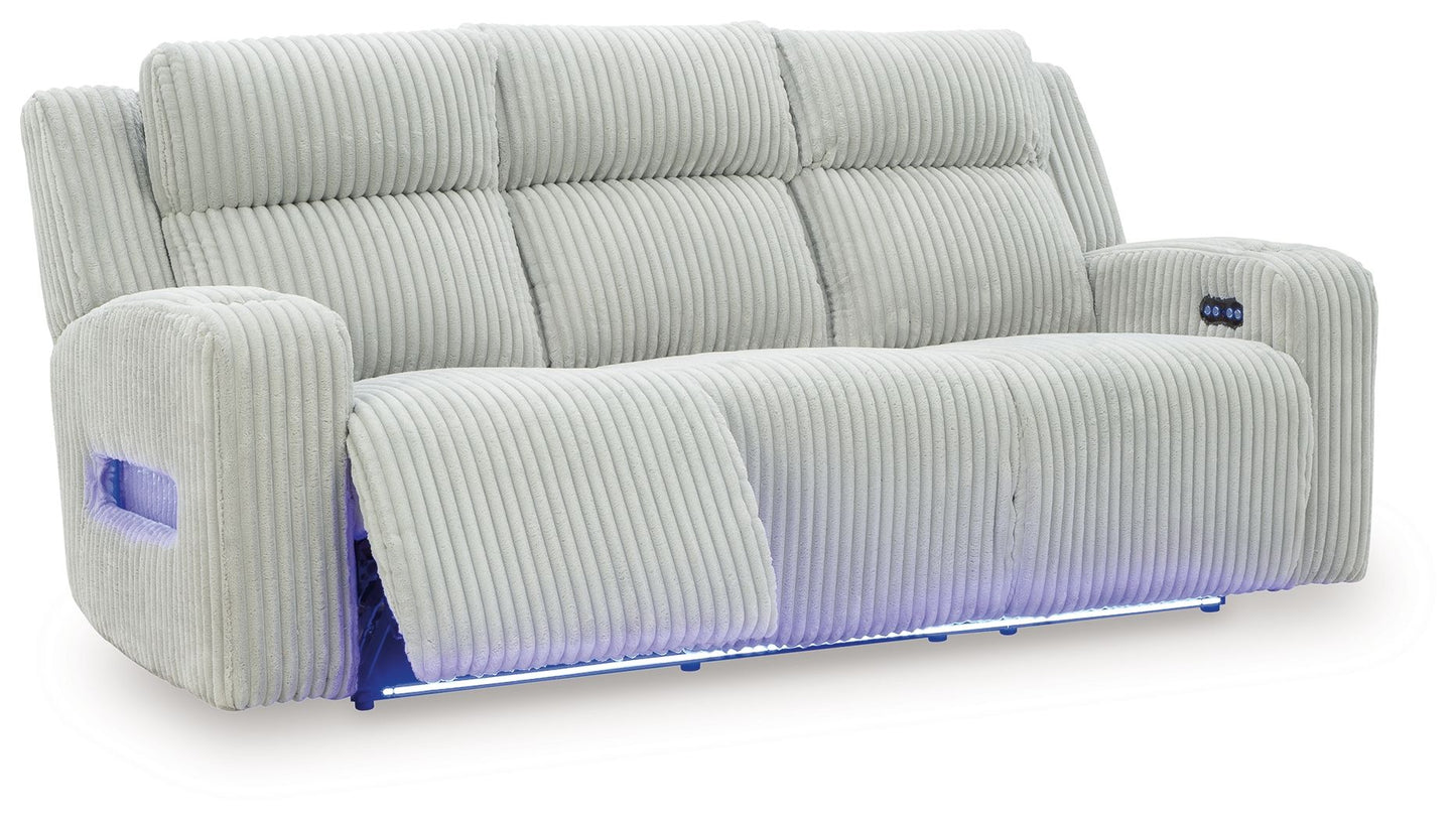 Forest Lake - Power Reclining Sofa With Adj Headrest - Hornell Furniture Outlet
