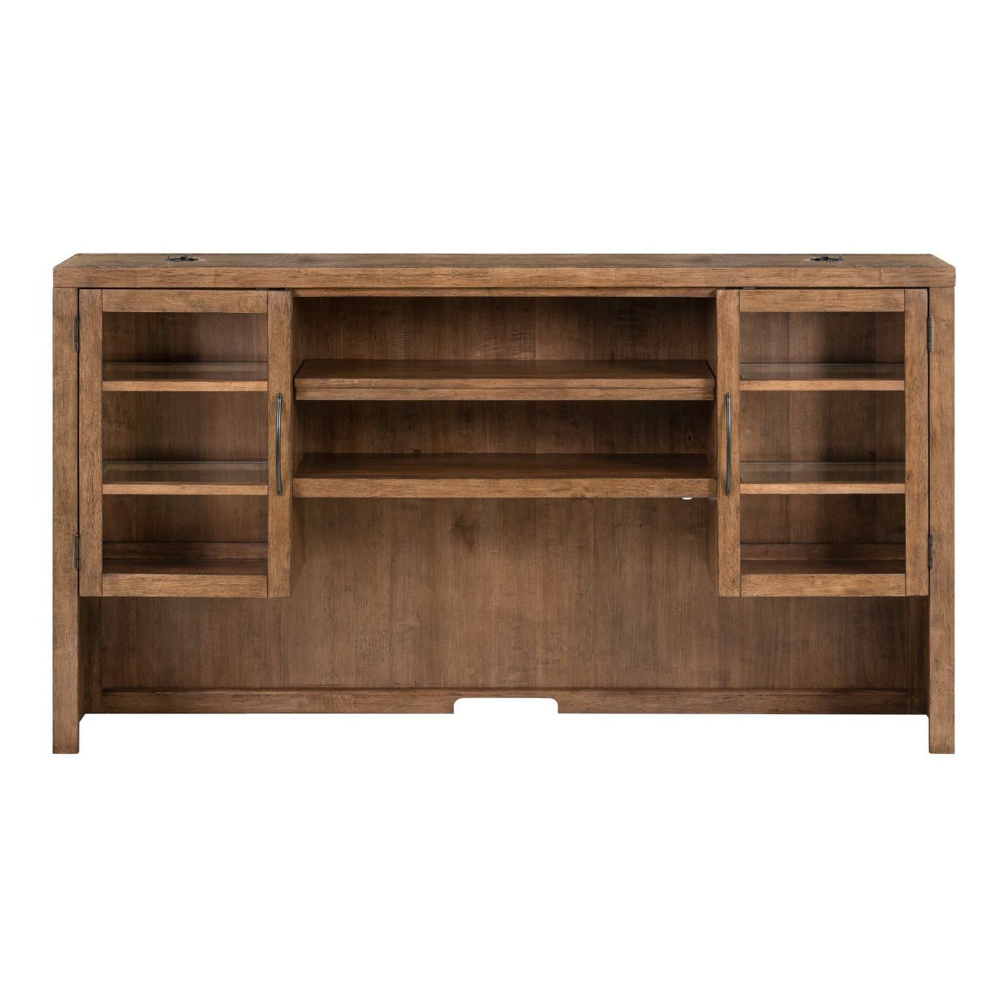 Shaker Lakes - Hutch - Harvest Brown - Hornell Furniture Outlet