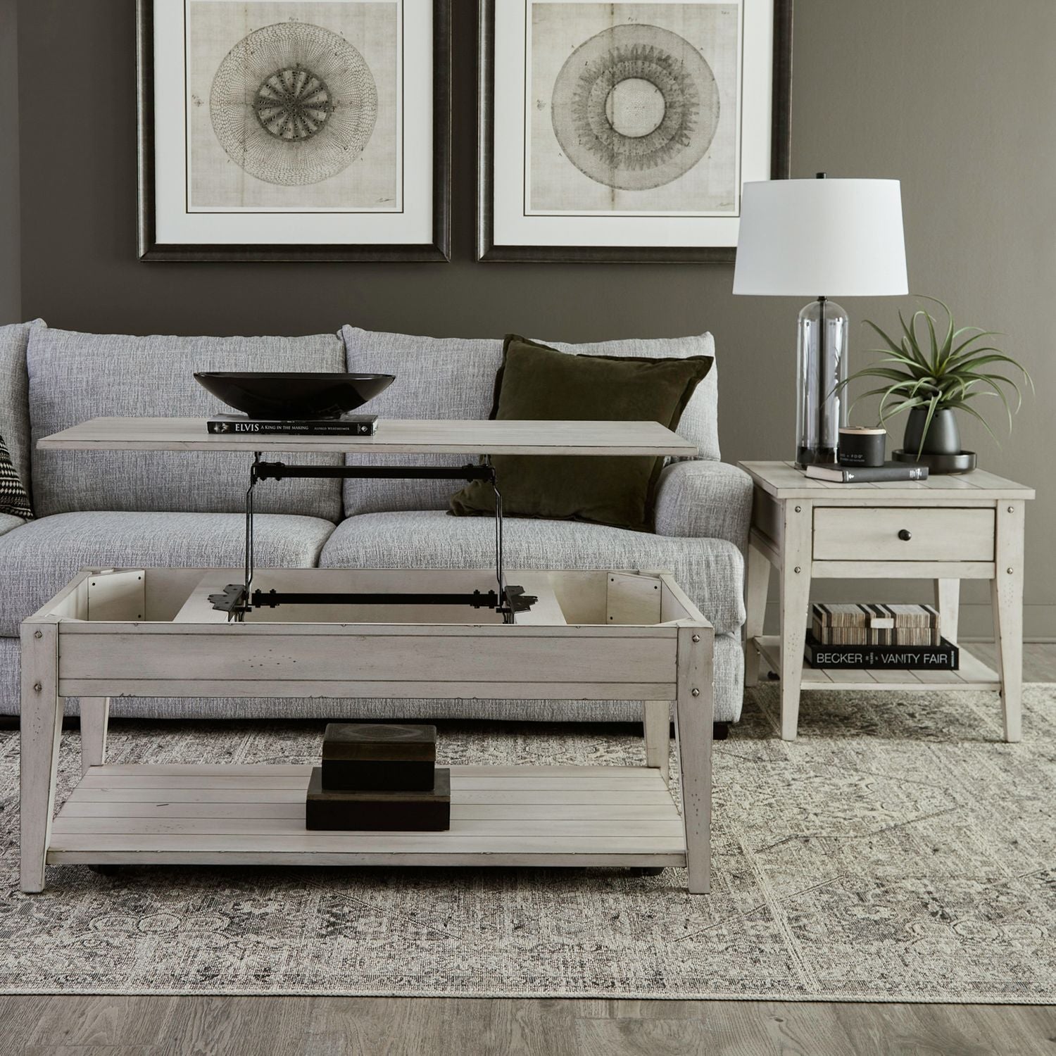 Lake House - Optional 3 Piece Set - White - Hornell Furniture Outlet