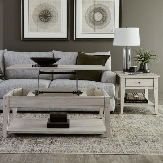Lake House - Optional 3 Piece Set - White - Hornell Furniture Outlet