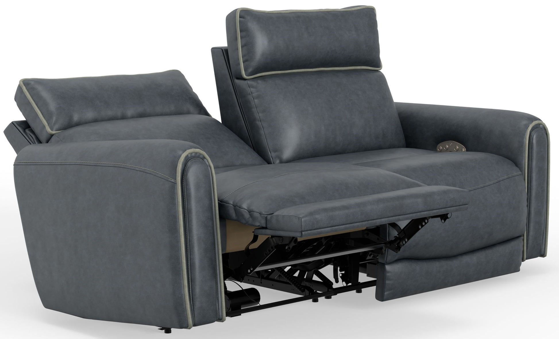 Nico - Power Headrest Reclining Loveseat - Hornell Furniture Outlet