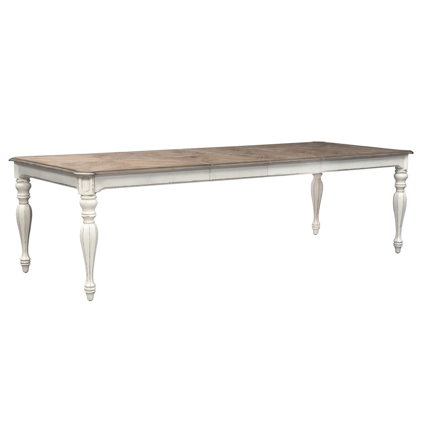 Magnolia Manor - Rectangular Leg Dining Table - White - Hornell Furniture Outlet