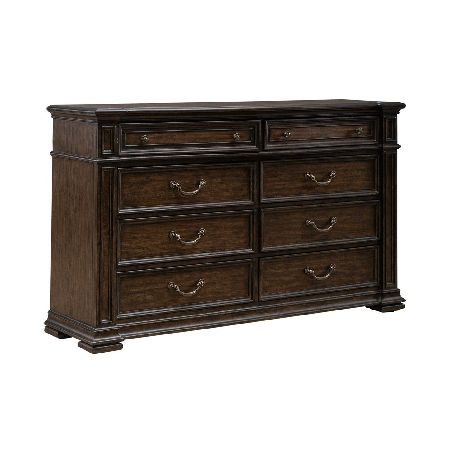 Provence Park - 8 Drawer Dresser - Brown - Hornell Furniture Outlet