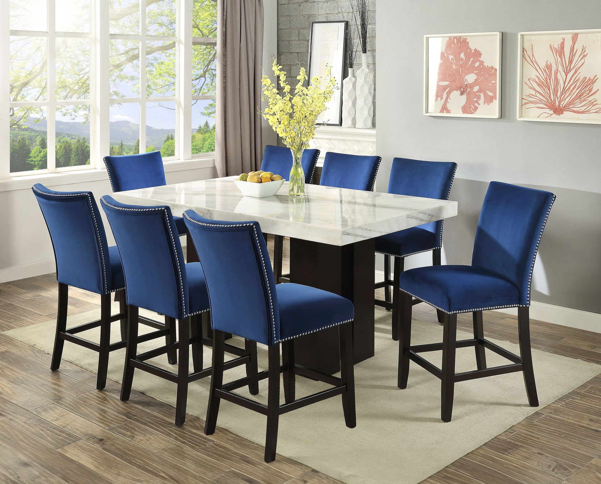 Camila - Rectangular Counter Dining Set - Hornell Furniture Outlet