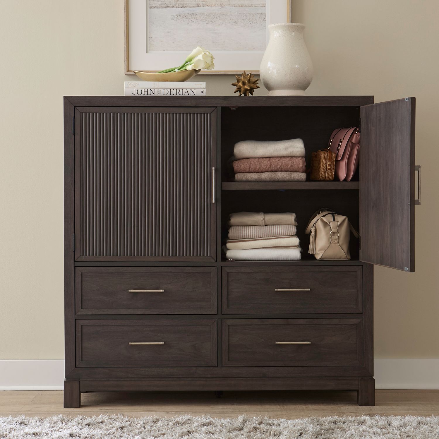 Modern Edge - Dressing Chest - Brown - Hornell Furniture Outlet