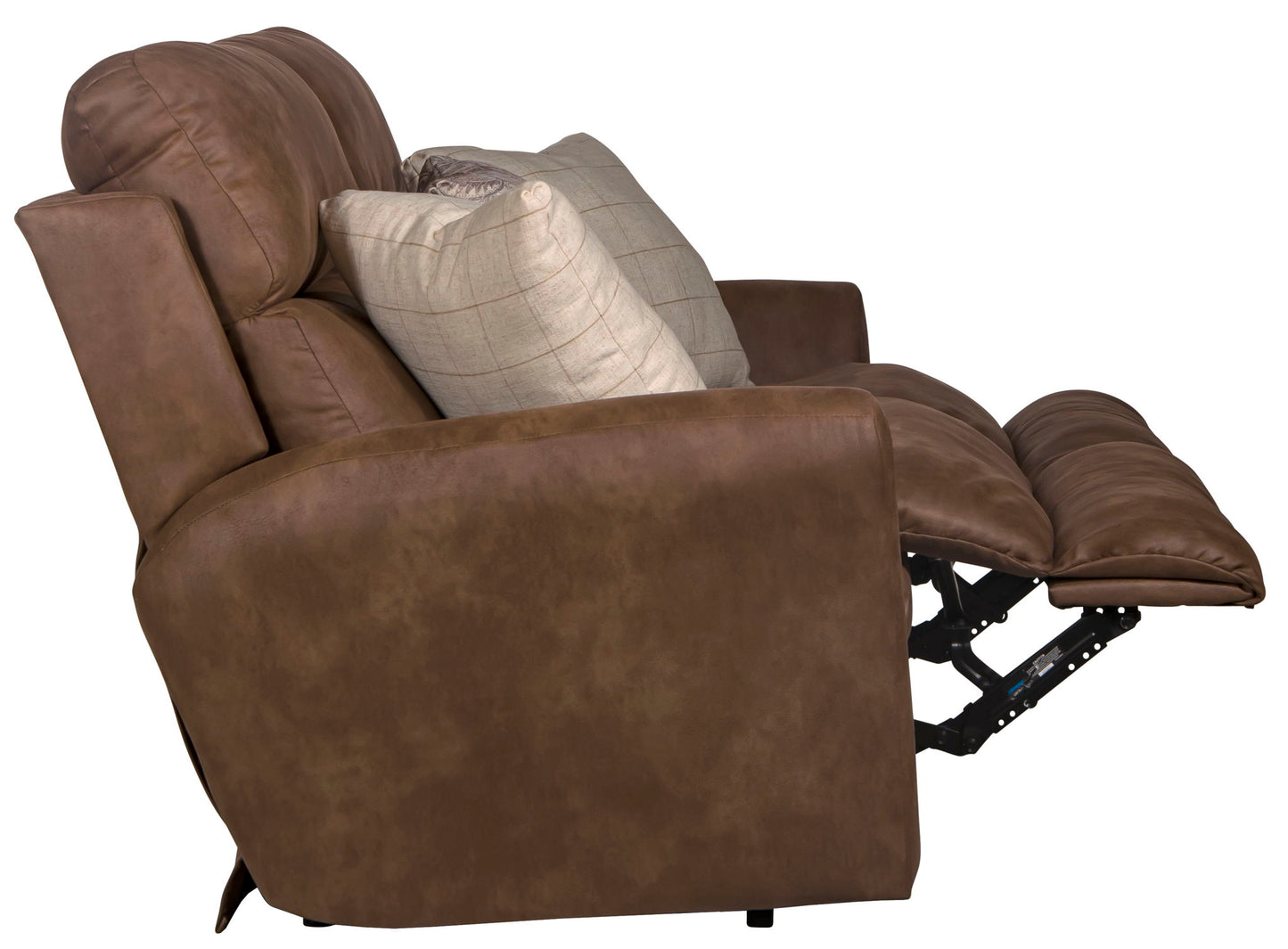 Justine - Lay Flat Reclining Loveseat - Burlap - Hornell Furniture Outlet