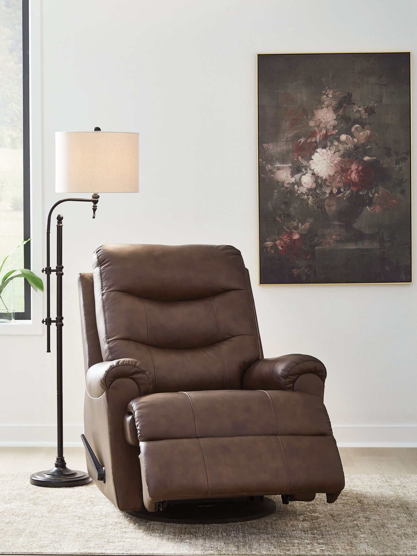 Flynwood - Swivel Glider Recliner - Hornell Furniture Outlet