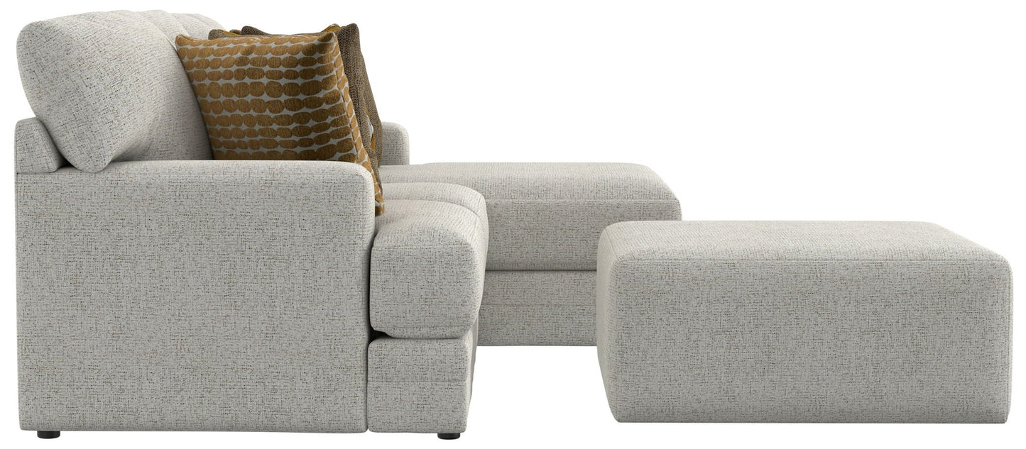 Tori - Sectional With Comfort Coil Seating, Cocktail Ottoman And Accent Pillows Included - Hornell Furniture Outlet