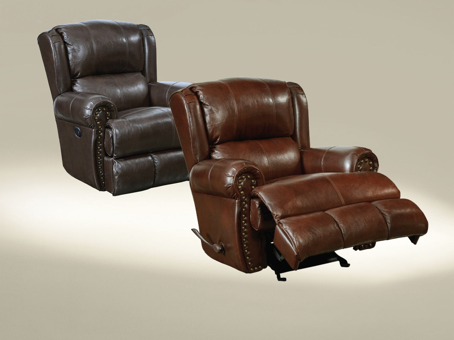 Duncan - Power Deluxe Lay Flat Recliner - Hornell Furniture Outlet